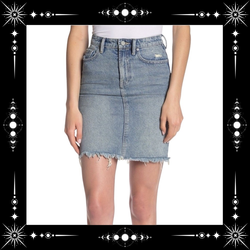 All Saints Kim denim skirt (shortened) size 8